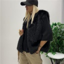 pelliccia smanicata senza bottoni eco